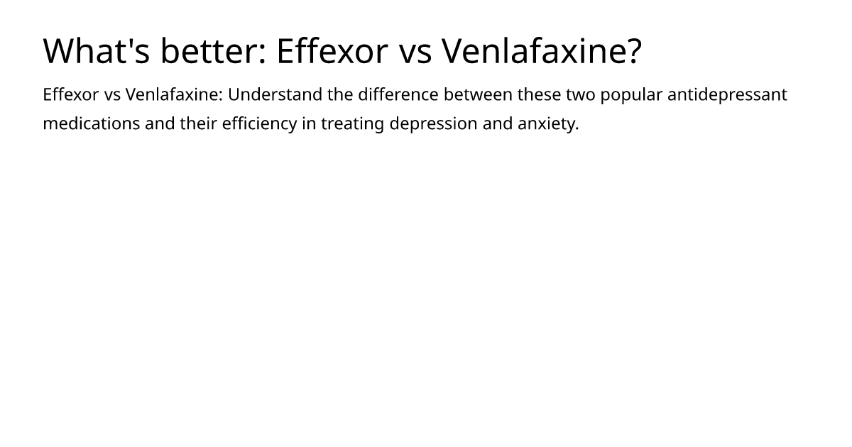 gabapentin vs venlafaxine