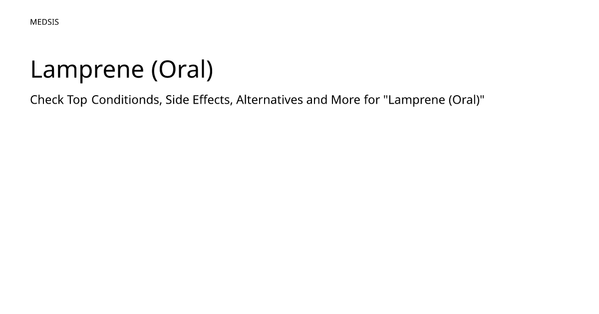 Lamprene (Oral) – meds.is