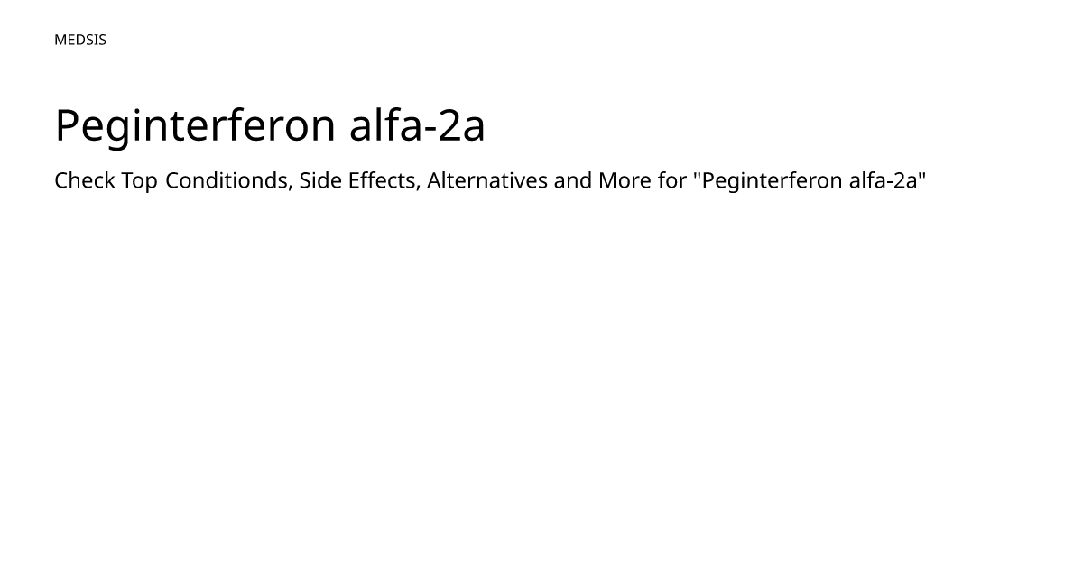 Peginterferon alfa-2a – meds.is