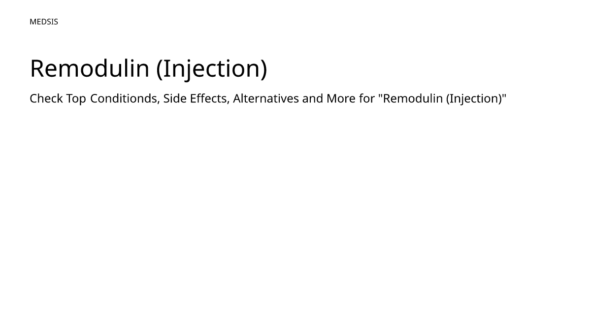 Remodulin (Injection) – meds.is