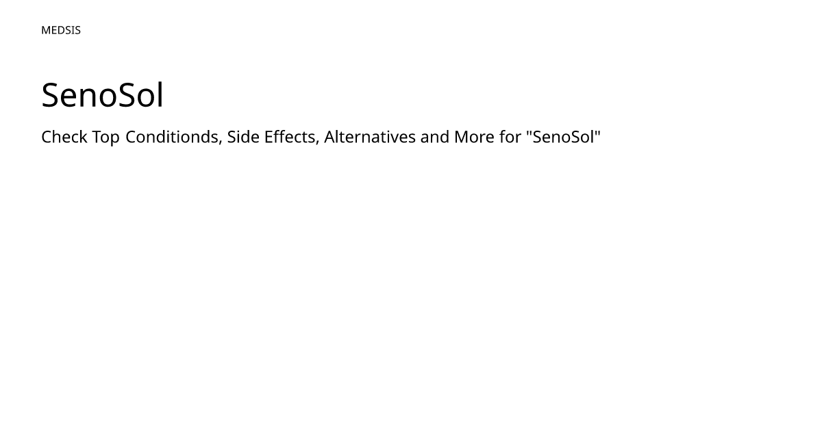 SenoSol – meds.is