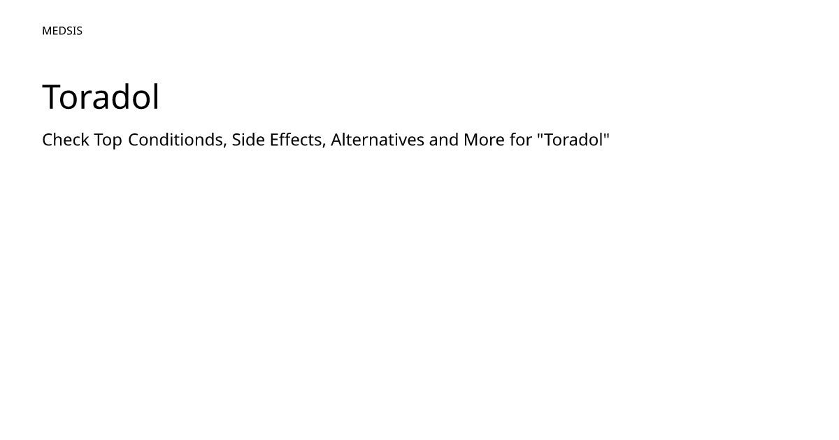 Toradol – meds.is